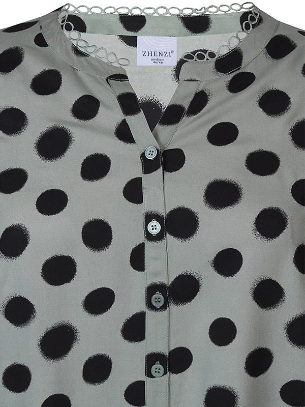 ZH-ALORA - Plus Size Skjorte fra Zhenzi
