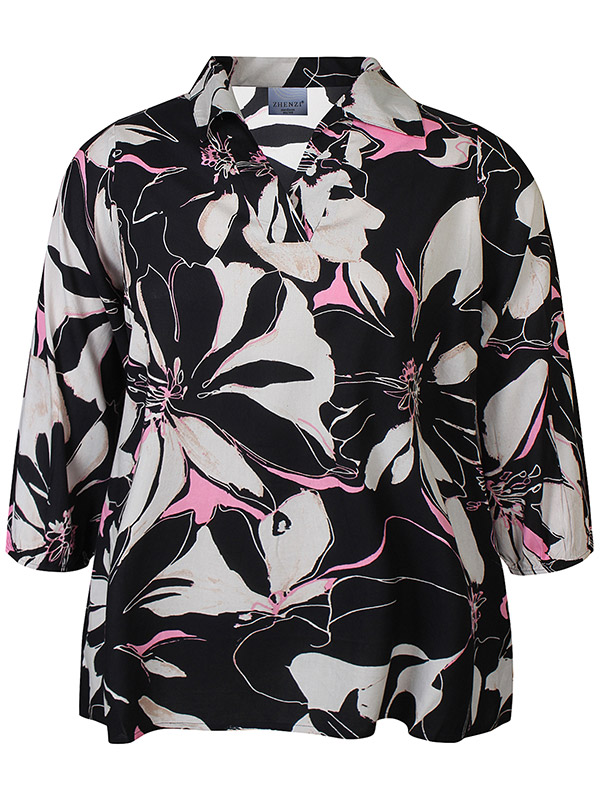 ZH-AMAYA - Plus Size Bluse fra Zhenzi