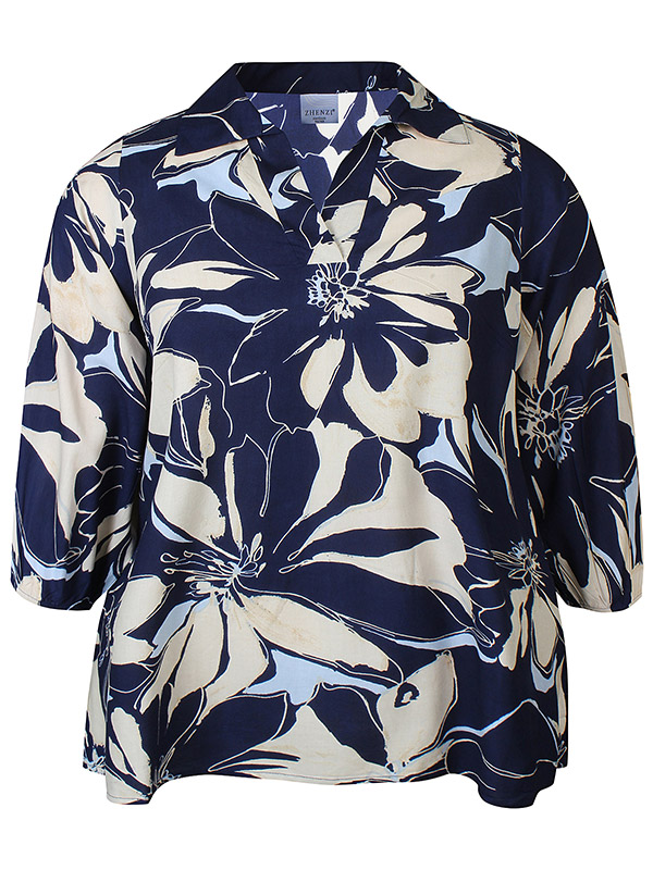 ZH-AMAYA - Plus Size Bluse fra Zhenzi