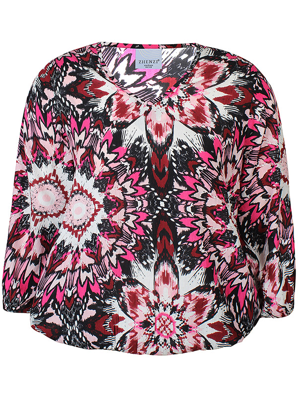 ZH-ANAIS - Plus Size Bluse fra Zhenzi