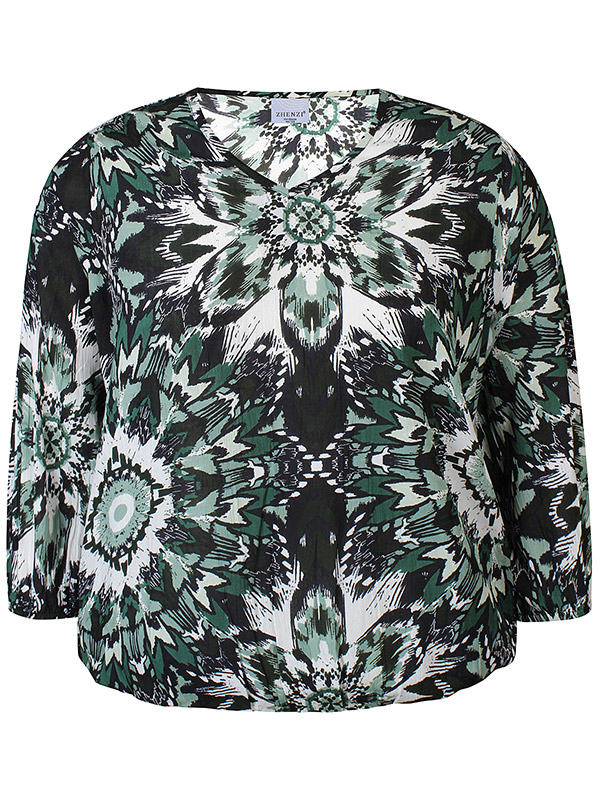 ZH-ANAIS - Plus Size Bluse fra Zhenzi