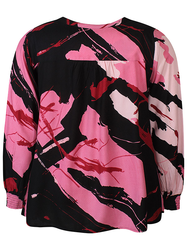 ZH-ANITY - Plus Size Bluse fra Zhenzi