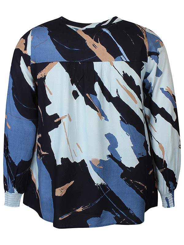 ZH-ANITY - Plus Size Bluse fra Zhenzi