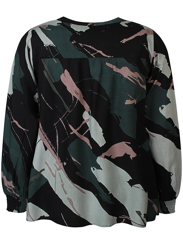 ZH-ANITY - Plus Size Bluse fra Zhenzi