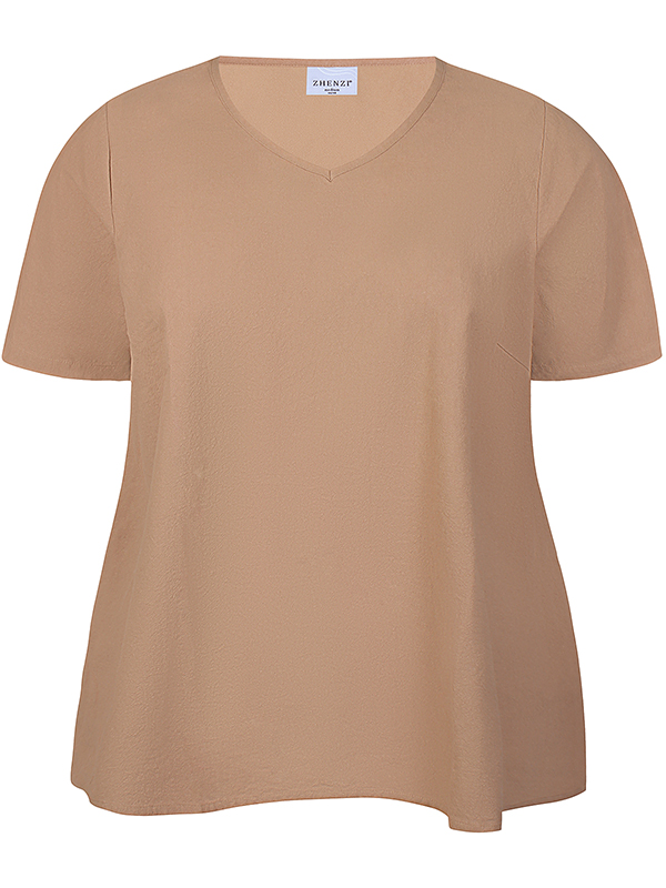 ZH-AMIN - Plus Size T-skjorte fra Zhenzi