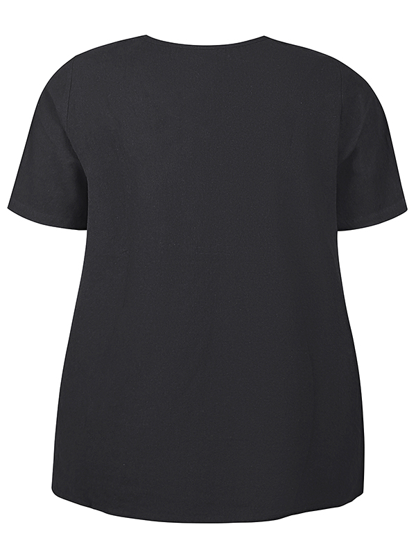 ZH-AMIN - Plus Size T-skjorte fra Zhenzi