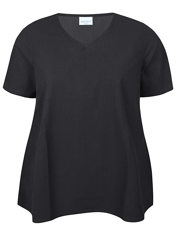 ZH-AMIN - Plus Size T-skjorte fra Zhenzi
