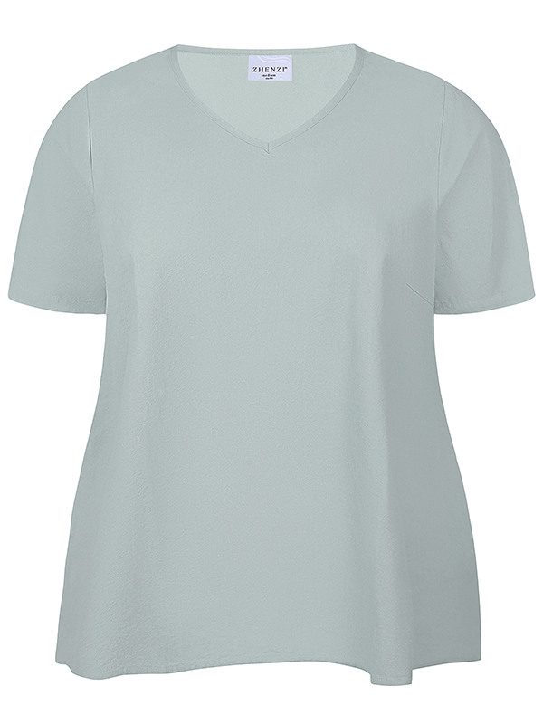 ZH-AMIN - Plus Size T-skjorte fra Zhenzi