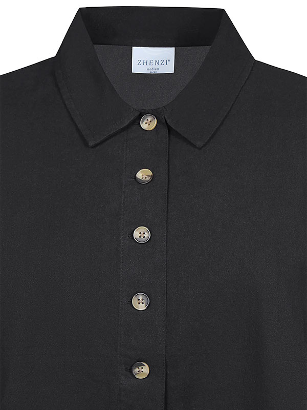 ZH-AMIN - Plus Size Skjorte fra Zhenzi