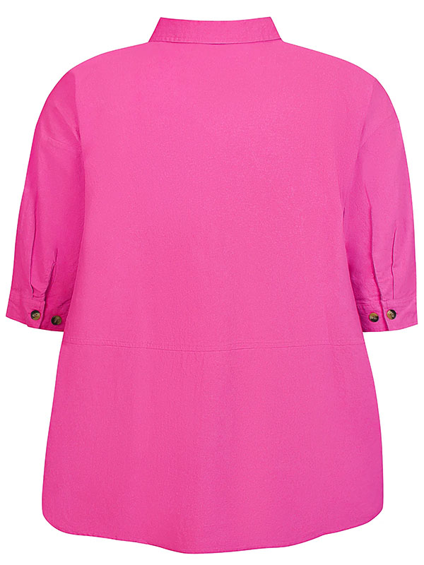 ZH-AMIN - Plus Size Skjorte fra Zhenzi