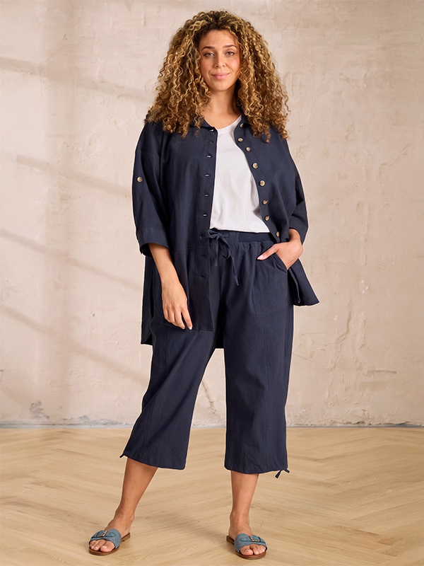 ZH-AMIN - Plus Size Skjorte fra Zhenzi