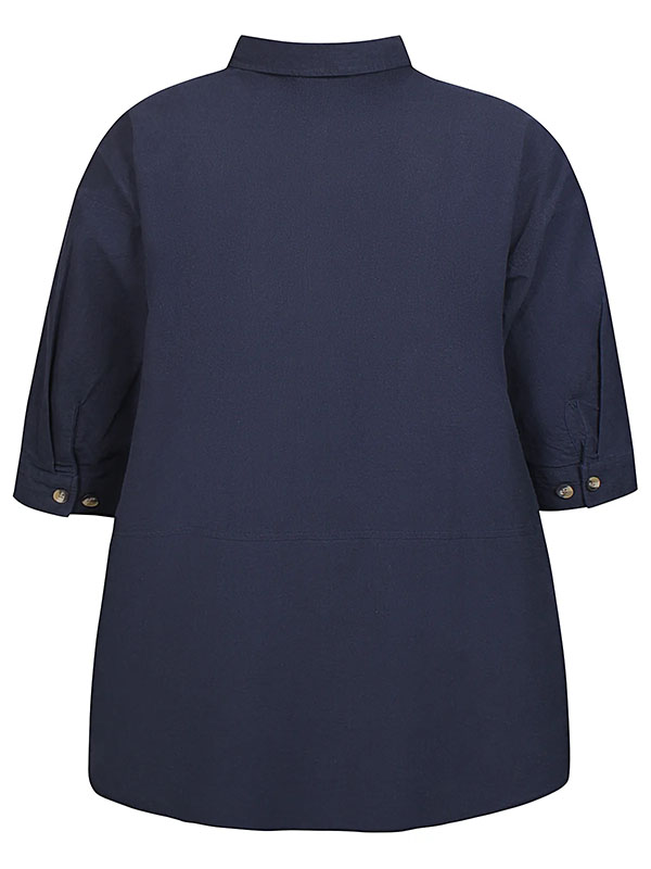 ZH-AMIN - Plus Size Skjorte fra Zhenzi