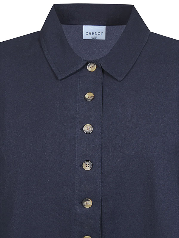 ZH-AMIN - Plus Size Skjorte fra Zhenzi