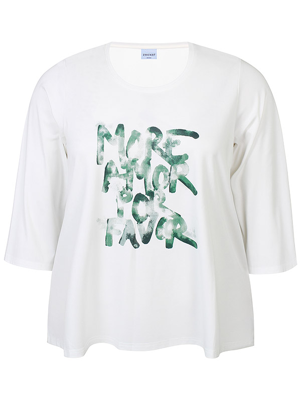 ZH-ANNIE - Plus Size Bluse fra Zhenzi