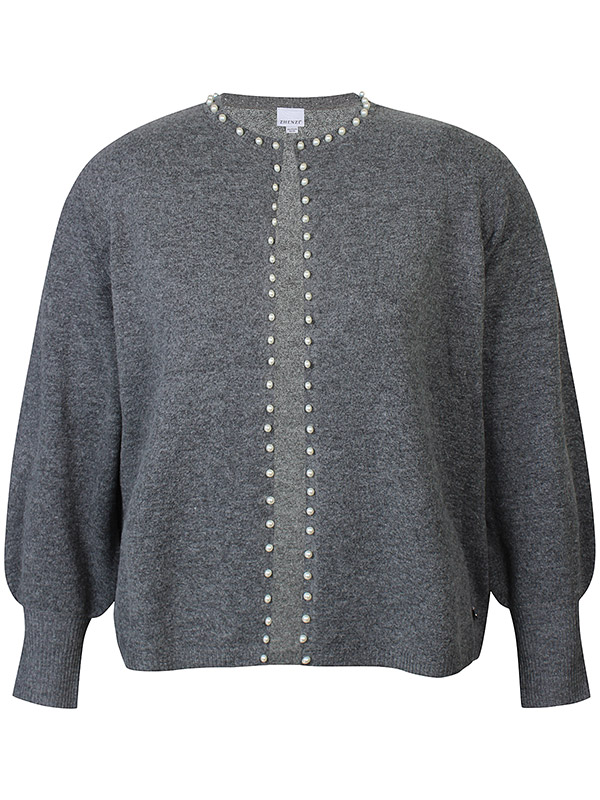 ZH-ELGA - Plus Size Cardigan fra Zhenzi