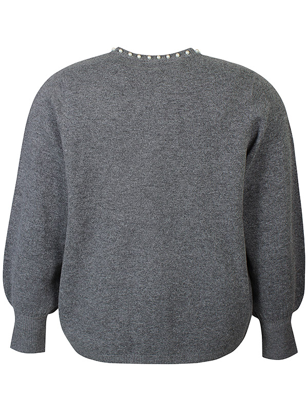 ZH-ELGA - Plus Size Cardigan fra Zhenzi