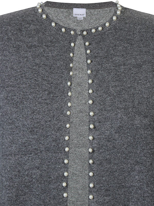 ZH-ELGA - Plus Size Cardigan fra Zhenzi