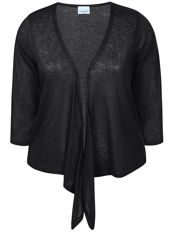 ZH-AGAR - Plus Size Cardigan fra Zhenzi