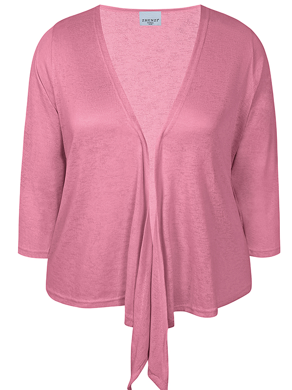 ZH-AGAR - Plus Size Cardigan fra Zhenzi