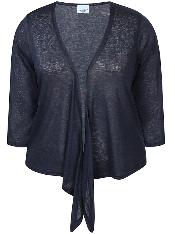 ZH-AGAR - Plus Size Cardigan fra Zhenzi