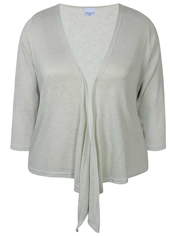 ZH-AGAR - Plus Size Cardigan fra Zhenzi