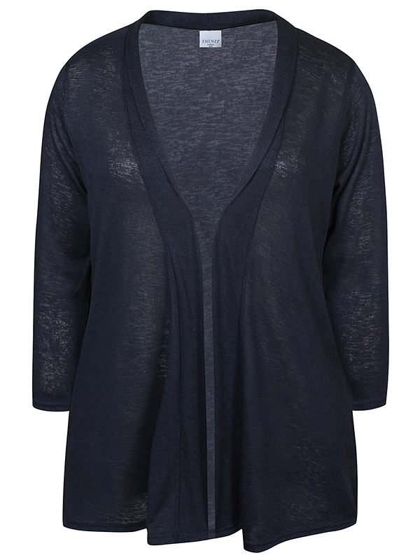 ZH-AGAR - Plus Size Cardigan fra Zhenzi