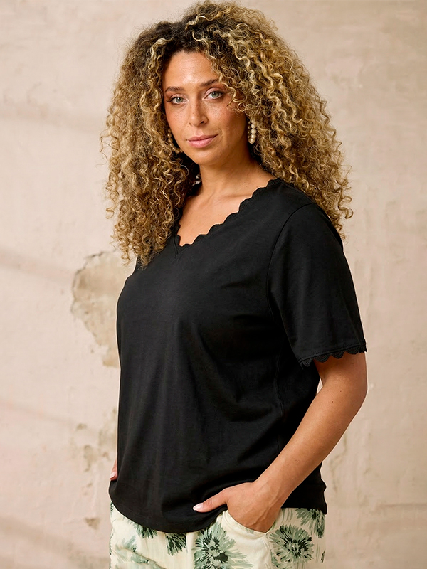 ZH-CARLA - Plus Size Bluse fra Zhenzi