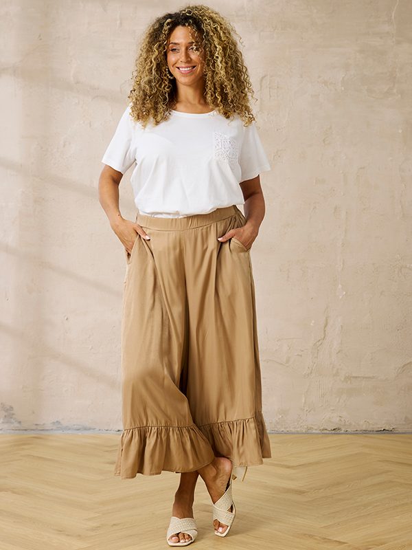 ZH-CARLA - Plus Size T-shirt fra Zhenzi