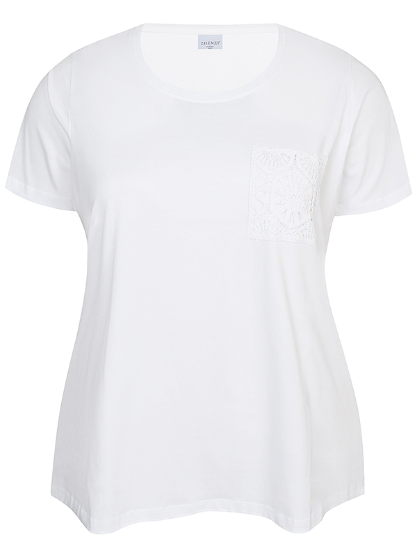 ZH-CARLA - Plus Size T-shirt fra Zhenzi