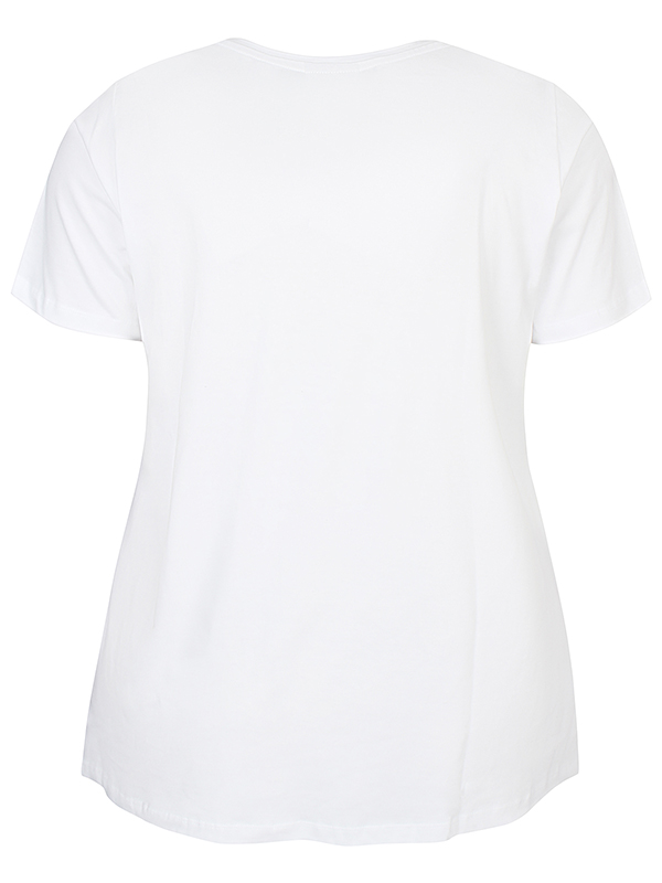 ZH-CARLA - Plus Size T-shirt fra Zhenzi