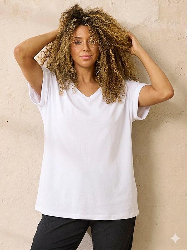 ZH-ALBERTA - Plus Size T-shirt fra Zhenzi