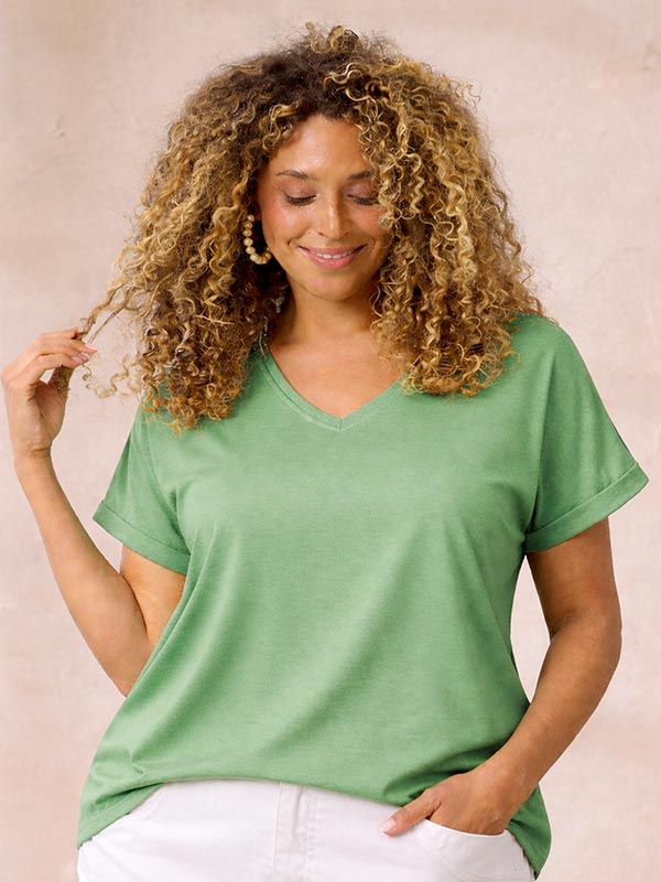 ZH-ALBERTA - Plus Size T-shirt fra Zhenzi