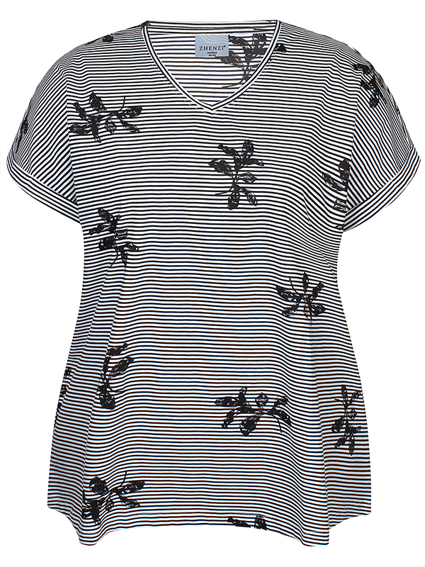 ZH-ALBERTA - Plus Size T-shirt fra Zhenzi