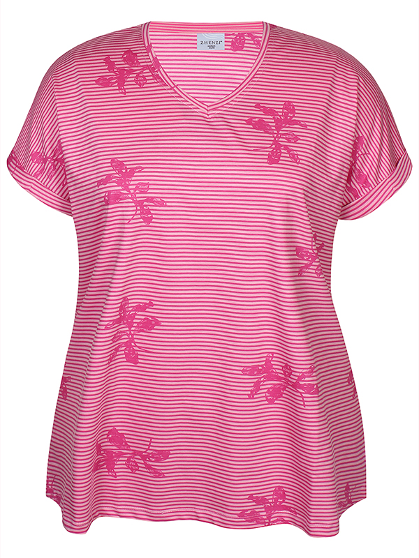 ZH-ALBERTA - Plus Size T-shirt fra Zhenzi