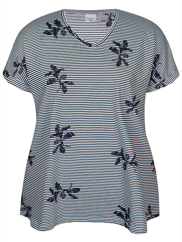 ZH-ALBERTA - Plus Size T-shirt fra Zhenzi