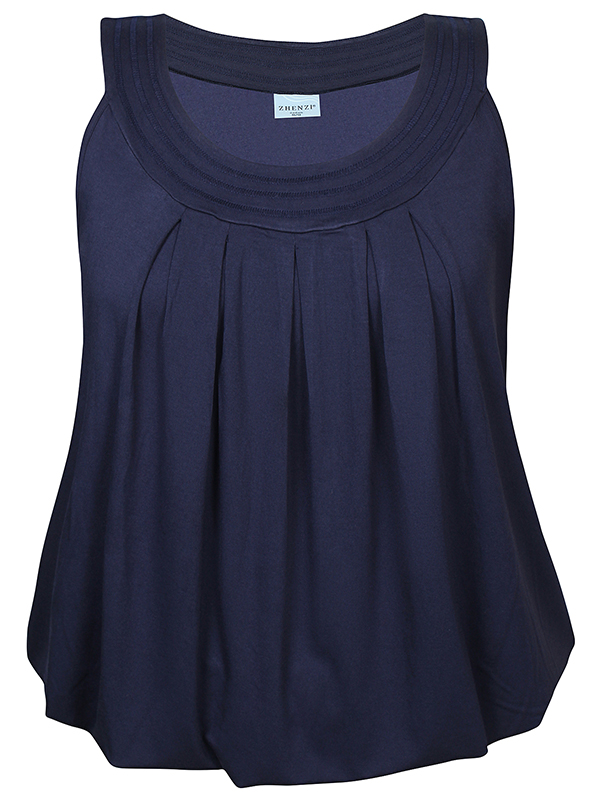 ZH-ENNS - Plus Size Topp fra Zhenzi