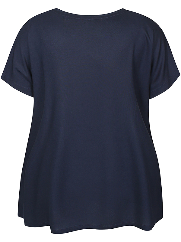 ZH-EDITH - Plus Size Bluse fra Zhenzi