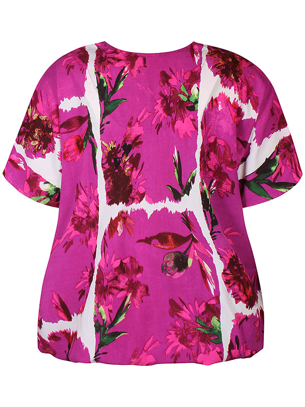 ZH-ELISA - Plus Size Bluse fra Zhenzi