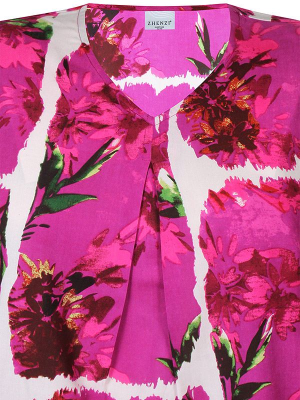ZH-ELISA - Plus Size Bluse fra Zhenzi