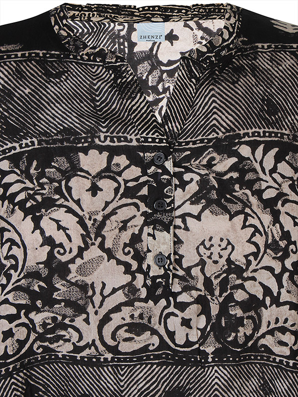 ZH-EMBER - Plus Size Bluse fra Zhenzi