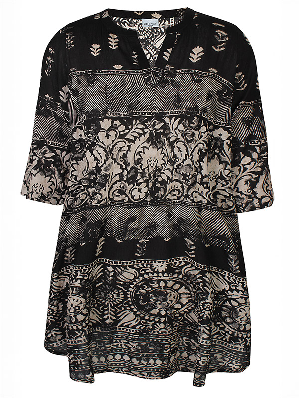 ZH-EMBER - Plus Size Tunika fra Zhenzi