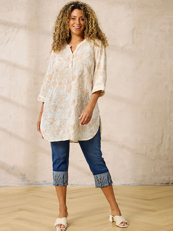 ZH-ERICA - Plus Size Tunika fra Zhenzi