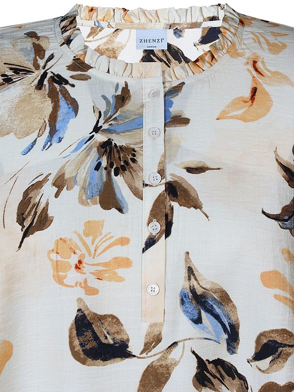 ZH-FREYA - Plus Size Bluse fra Zhenzi