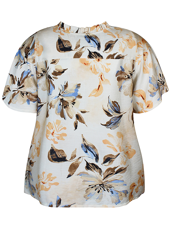 ZH-FREYA - Plus Size Bluse fra Zhenzi