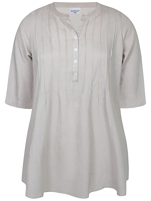 ZH-HYLA - Plus Size Tunika fra Zhenzi
