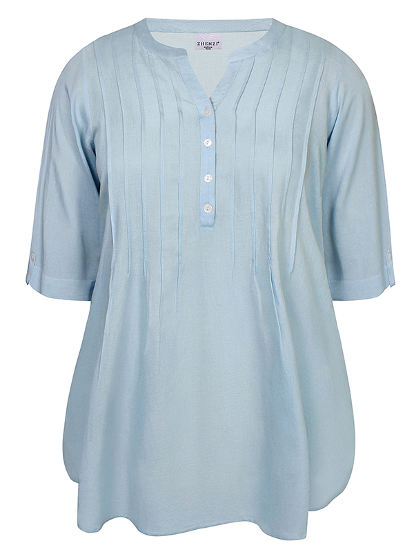 ZH-HYLA - Plus Size Tunika fra Zhenzi