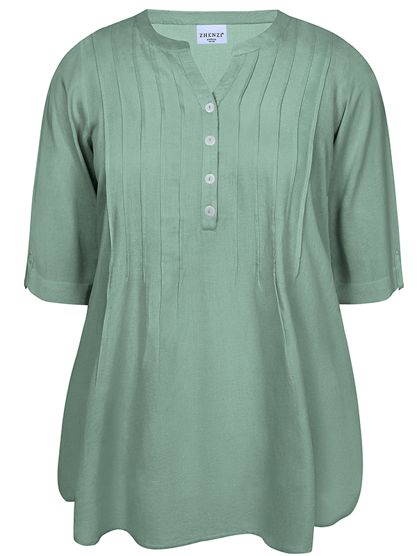 ZH-HYLA - Plus Size Tunika fra Zhenzi