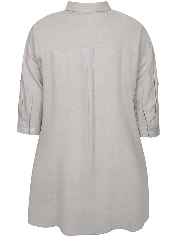 ZH-HYLA - Plus Size Skjorte fra Zhenzi