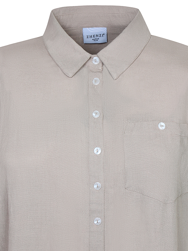 ZH-HYLA - Plus Size Skjorte fra Zhenzi