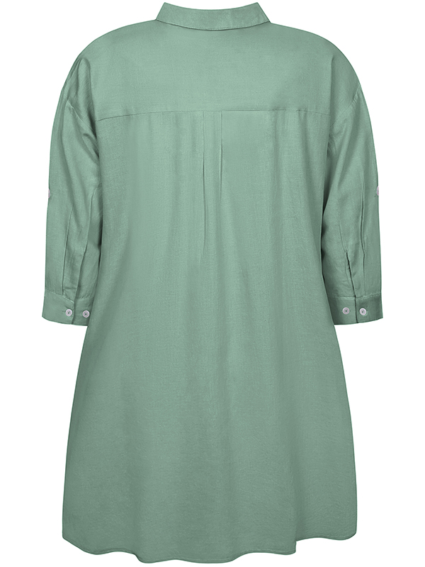 ZH-HYLA - Plus Size Skjorte fra Zhenzi